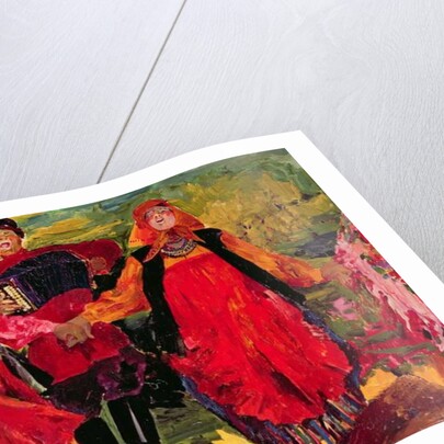 Russian Peasants Singing by Filipp Andreevic Maljavin