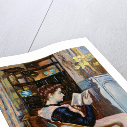 Mlle. Guillaumin reading, 1907 by Jean Baptiste Armand Guillaumin