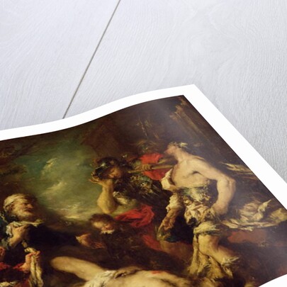 Alexander the Great before the Corpse of Darius III, 330 BC, 18th century by Francesco Guardi