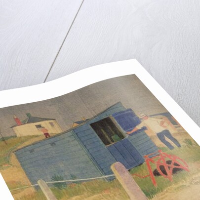 The Blue Shed, 1923 by Joseph Edward Southall