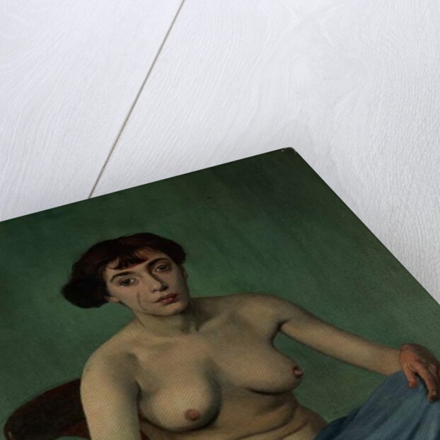 Nude in Blue Fabric, 1912 by Felix Edouard Vallotton