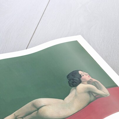 Nude Stretched out on a Piece of Cloth, 1909 by Felix Edouard Vallotton