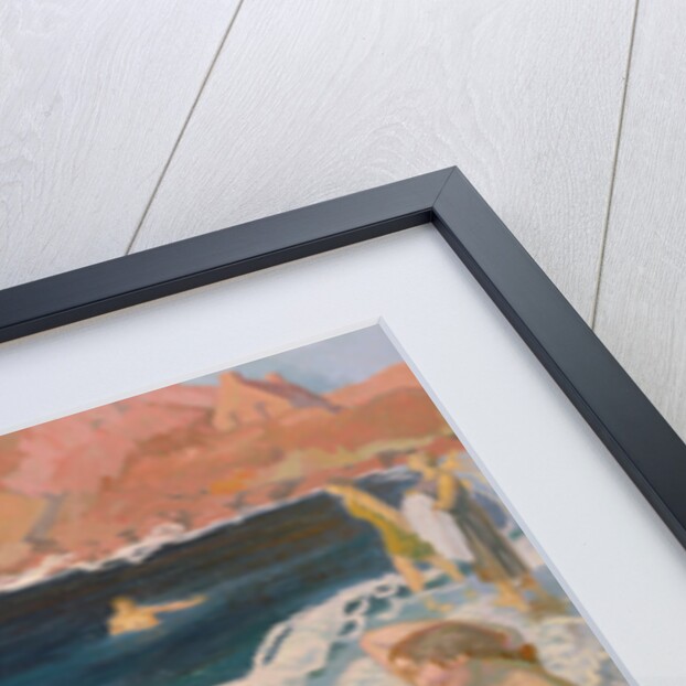 Beach Scene with a Boat by Maurice Denis