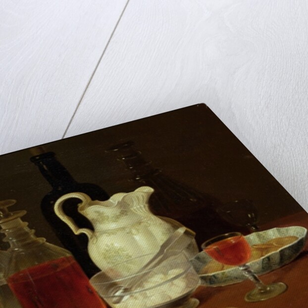 Still Life with Decanters by J. Rhodes