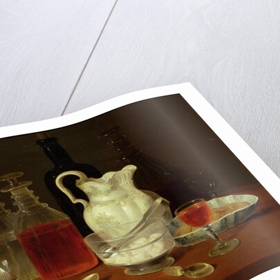 Still Life with Decanters by J. Rhodes