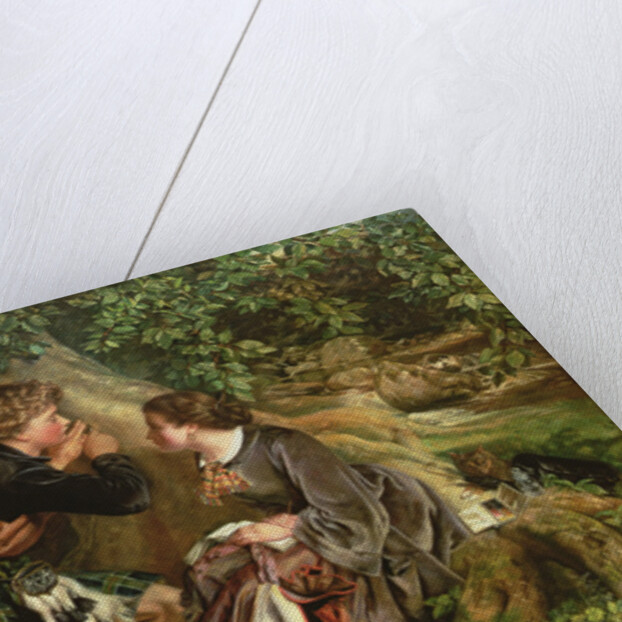 Scottish Lovers,1863 by Daniel Maclise