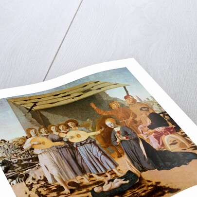 Nativity, early 1480s by Piero della Francesca