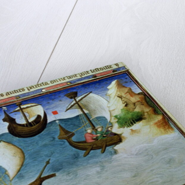 Navigators using an astrolabe in the Indian Ocean, c.1410-12 by Boucicaut Master