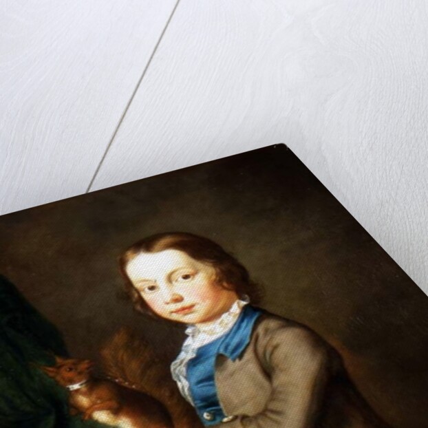 A Portrait of a Boy with a Pet Squirrel, 18th century by Joseph Highmore