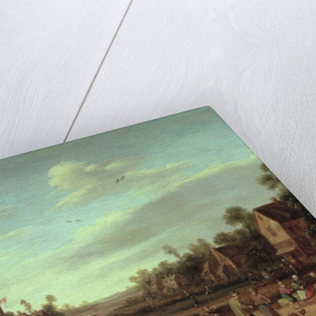 A Wooded River Landscape, 1646 by Joost Cornelisz Droochsloot