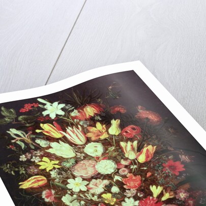 Flowers in a vase by Phillipe de Marlier