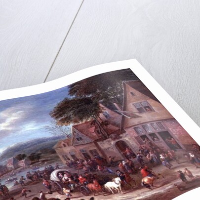 A Village Fair by Mathys Schoevaerdts