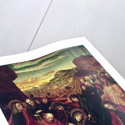 Lamentation of the Dead Christ by Ambrogio Borgognone