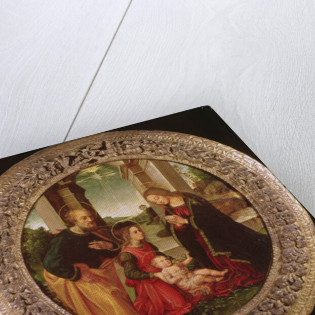 The Holy Family with an Angel by (1476-1524) Capponi