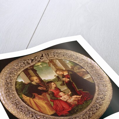 The Holy Family with an Angel by (1476-1524) Capponi