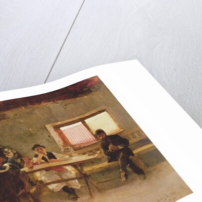 Revellers in a Pub, 1888 by Simon Hollosy