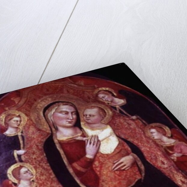 Virgin and Child Enthroned with Angels by Jacopo di Cione