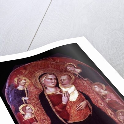 Virgin and Child Enthroned with Angels by Jacopo di Cione