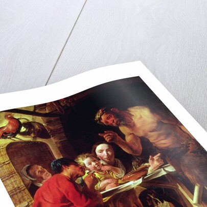 The Peasants and the Satyr by Jacob Jordaens