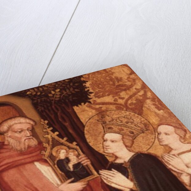 A Hermit with a Picture of the Virgin Mary by Master of Bat