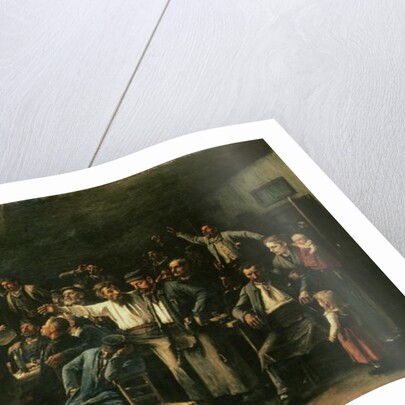 Strike, 1895 by Mihaly Munkacsy