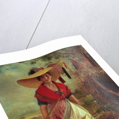 Working Girl, 1848 by Johann Baptist Reiter