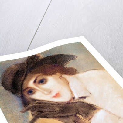 Woman in Black Gloves by Jozsef Rippl-Ronai