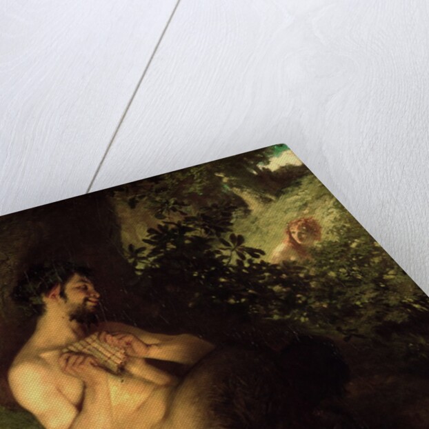 Faun and Nymph, 1868 by Pal Szinyei Merse