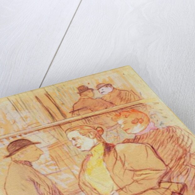 In the Moulin Rouge by Henri de Toulouse-Lautrec