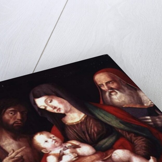 Virgin and Child with St. John the Baptist and St. Jerome by Alvise Vivarini