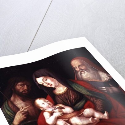 Virgin and Child with St. John the Baptist and St. Jerome by Alvise Vivarini
