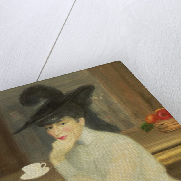 Waiting at the Bar: Portrait of Sarah Bernhardt, 1907 by Georges Bottini