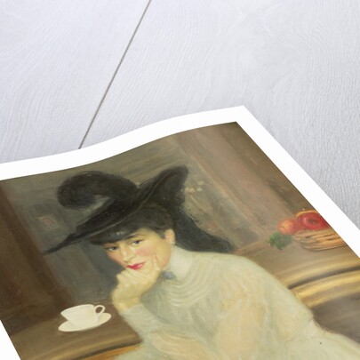 Waiting at the Bar: Portrait of Sarah Bernhardt, 1907 by Georges Bottini