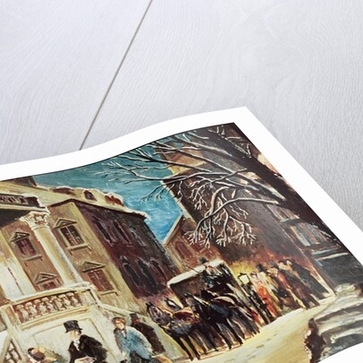 Arrival at the Christmas Party by James Cooper