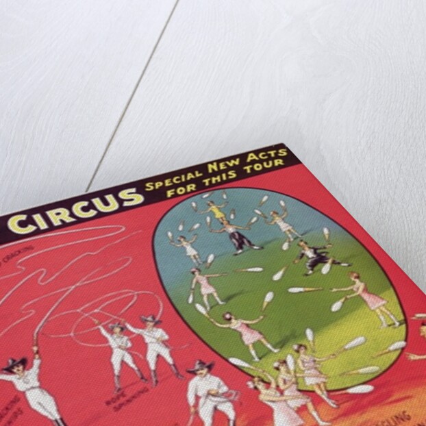 Broncho Bill's Circus, Birmingham c.1890-1910 by School English