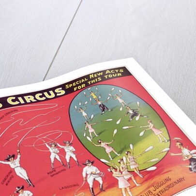 Broncho Bill's Circus, Birmingham c.1890-1910 by School English