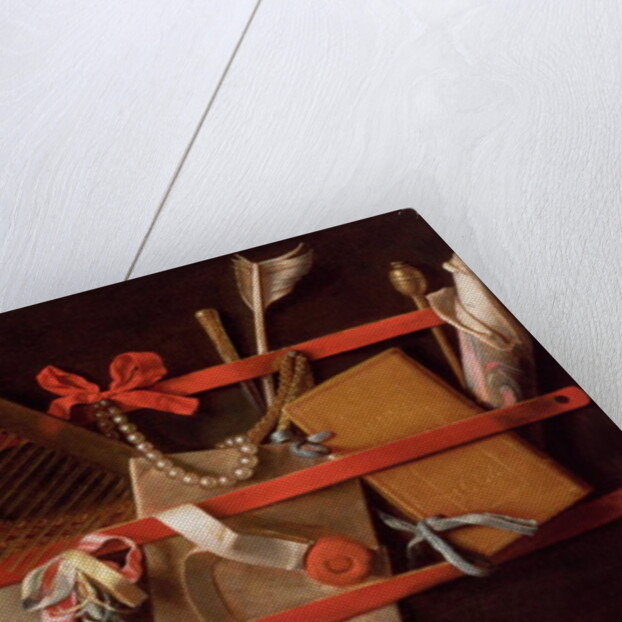 A Trompe L'Oeil of Objects Attached to a Letter Rack, 1664 by Samuel van Hoogstraten