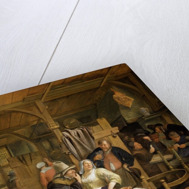 A Tavern Interior with Card Players by Jan Havicksz. Steen