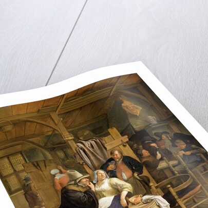 A Tavern Interior with Card Players by Jan Havicksz. Steen