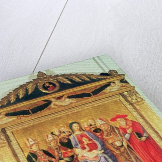 The Virgin and Child Enthroned with Saints by Giovanni Boccati or Boccatto