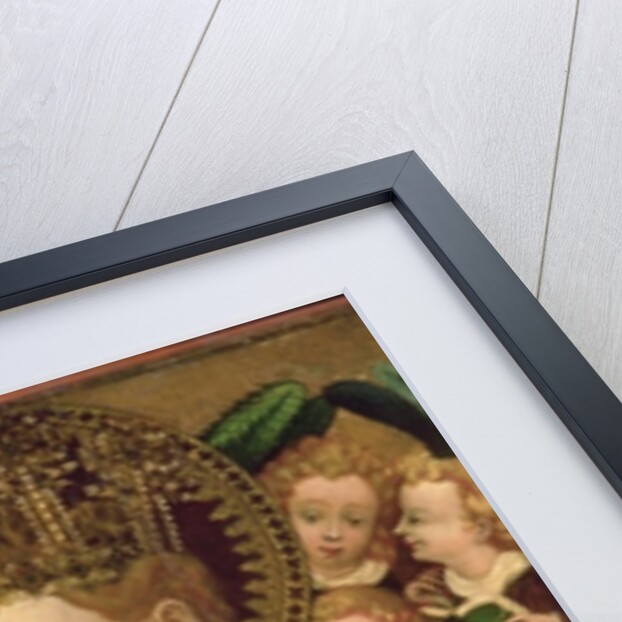 The Virgin and Child with Angels by Westphalian School