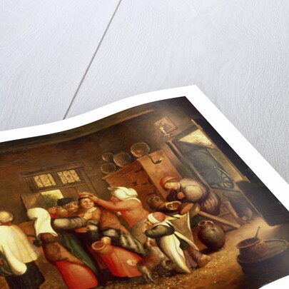 Peasant Wedding by Maerten van Cleve