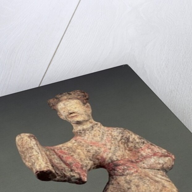 Figure of a male dancer, tomb artefact, Eastern Han Dynasty, 25-220 by Eastern Han Dynasty Chinese School