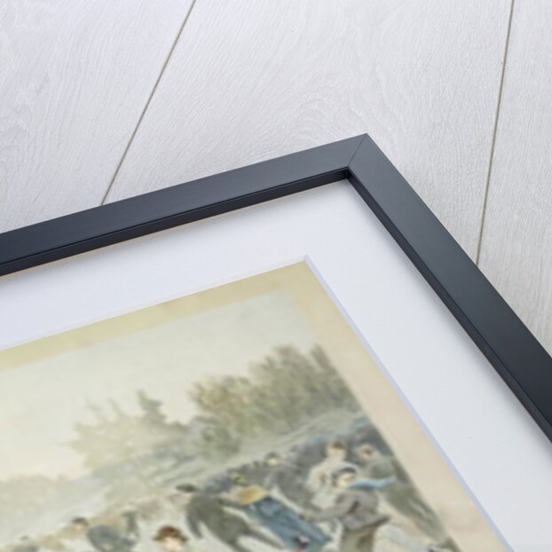 Skating, published by L. Prang and Co. by Henry Sandham