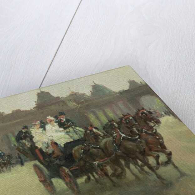 Carriages at Hyde Park by Albert Snr. Ludovici