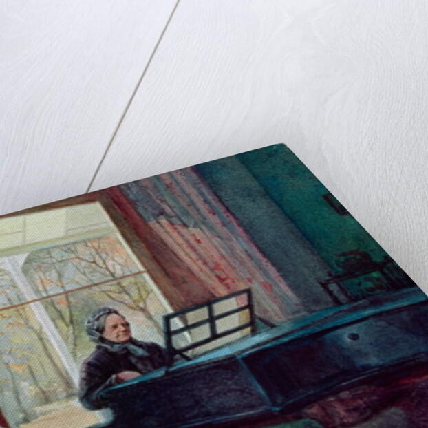 Charles Darwin and his wife at the Piano) by English School