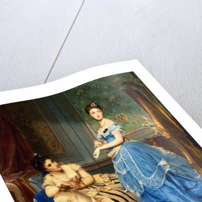 Getting Dressed, 1869 by Charles Edouard Boutibonne