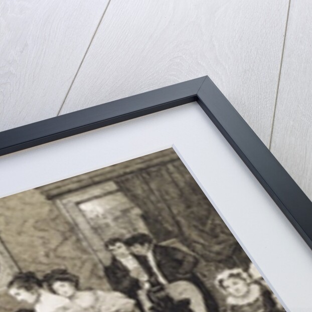 Frederic Chopin playing in the salon of the musician and composer Prince Anthony Radziwill in 1829 by Anonymous