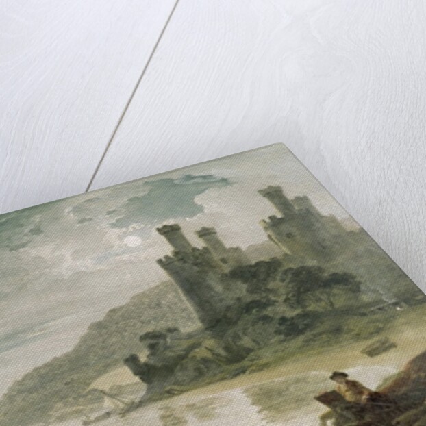 Conway Castle by Julius Caesar Ibbetson