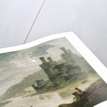 Conway Castle by Julius Caesar Ibbetson